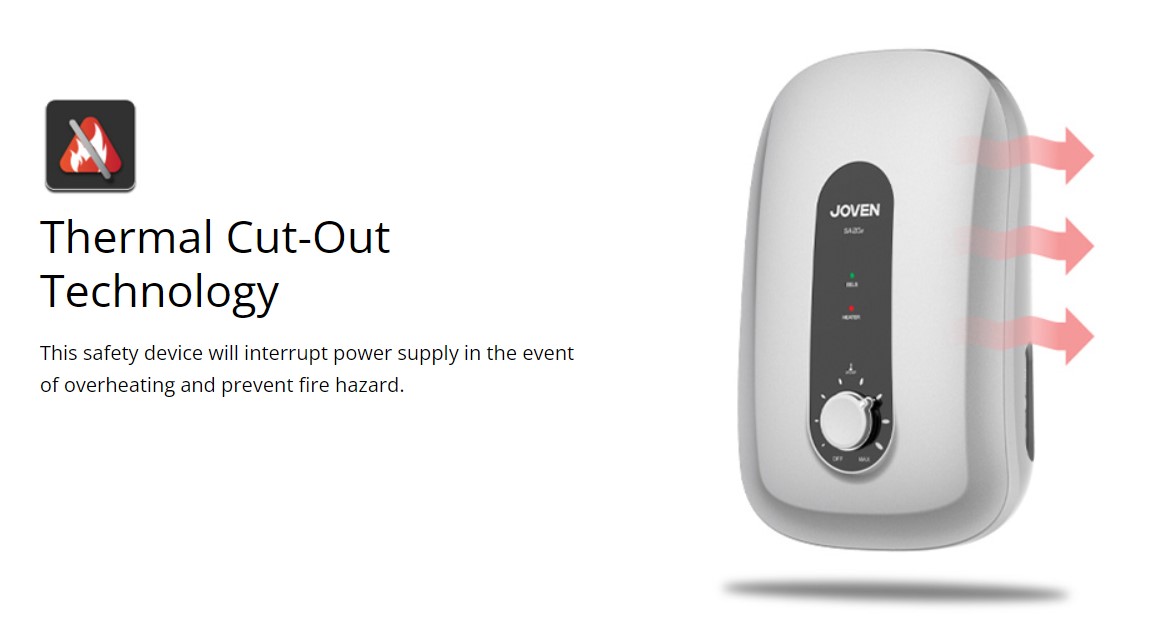 Joven Non Pump Water Heater SA20e