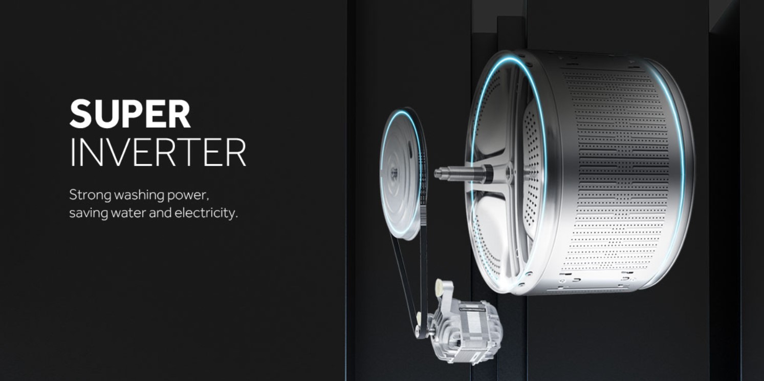 Haier (10kg) Front Load Inverter Washing Machine HWM100FD10829